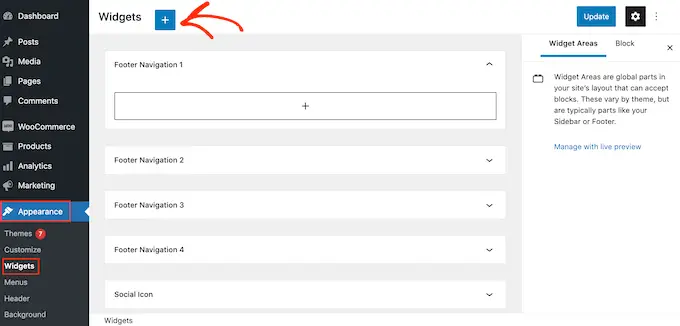 Dodanie widżetu mediów społecznościowych do witryny WordPress