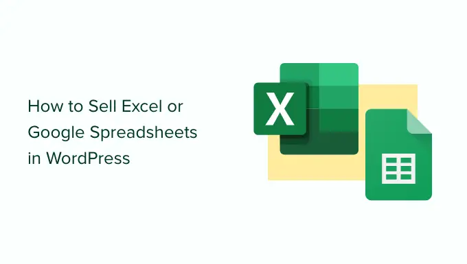 WordPress'te Excel veya Google E-Tabloları Nasıl Satılır?