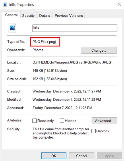 Extensão PNG