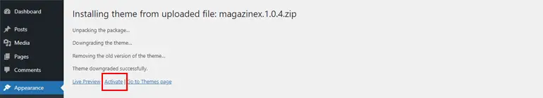 تنشيط MagazineX