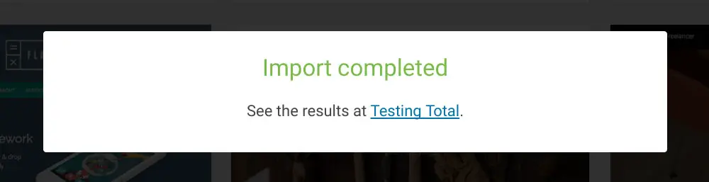 Démo Importer Étape 03