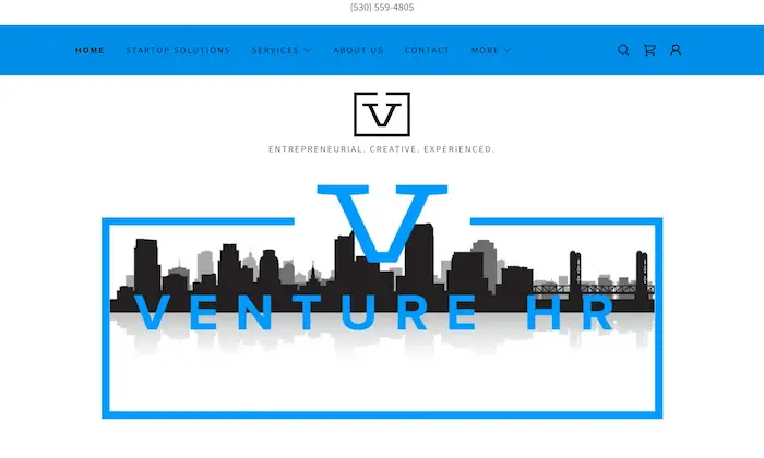 最佳 PEO 服务的 VentureHR 登陆页面