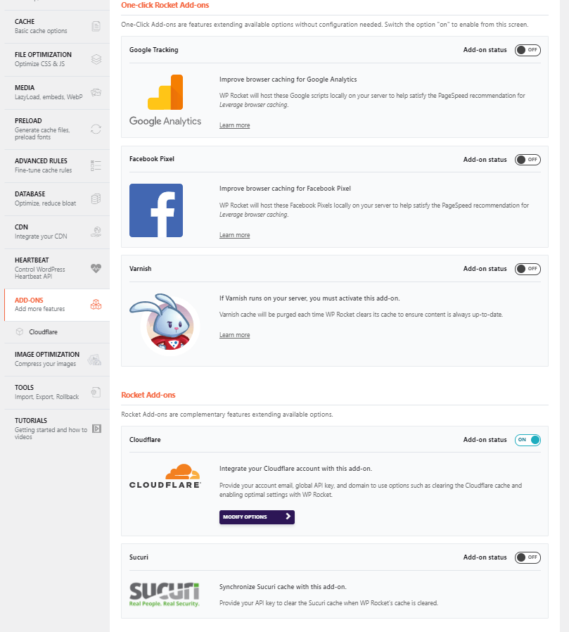 WP Rocket Review (2022): ตัวเร่งความเร็วสำหรับไซต์ WordPress ของคุณ! 12 Rocket Add-ons