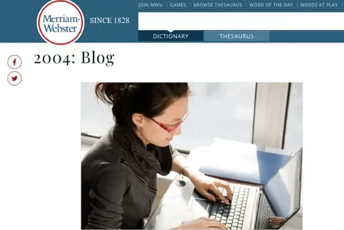 "Blog" è stata la parola dell'anno nel 2004