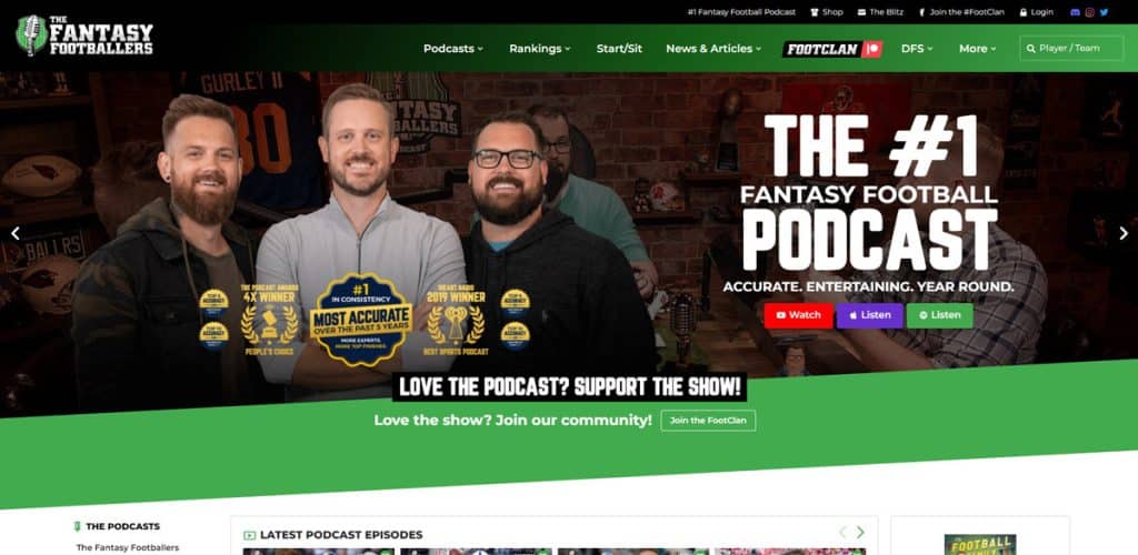 Los futbolistas de fantasía