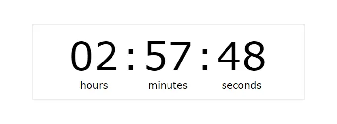 Przykładowy minutnik utworzony za pomocą Evergreen Countdown Timer An example timer created using the Evergreen Countdown Timer