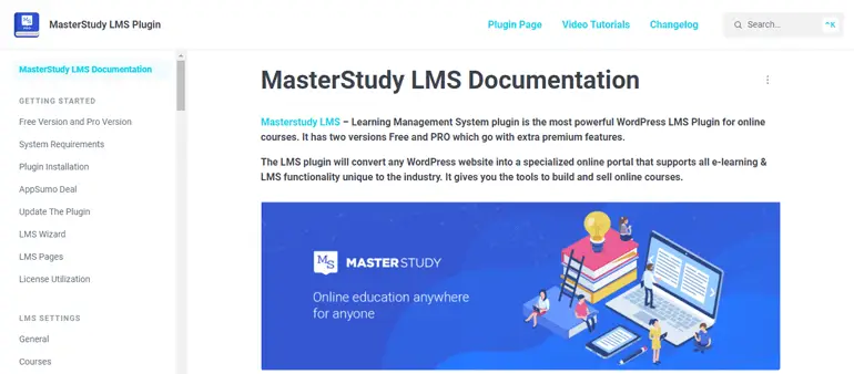 เอกสาร MasterStudy LMS