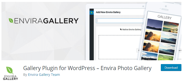  Envira gallery plugin