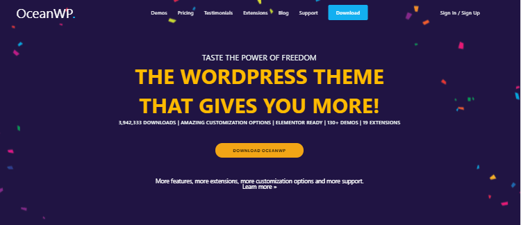 Los 7 mejores temas para Elementor en 2021 4 OceanWP theme for Elementor