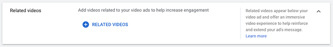 Comment faire de la publicité sur YouTube : ajouter des vidéos similaires