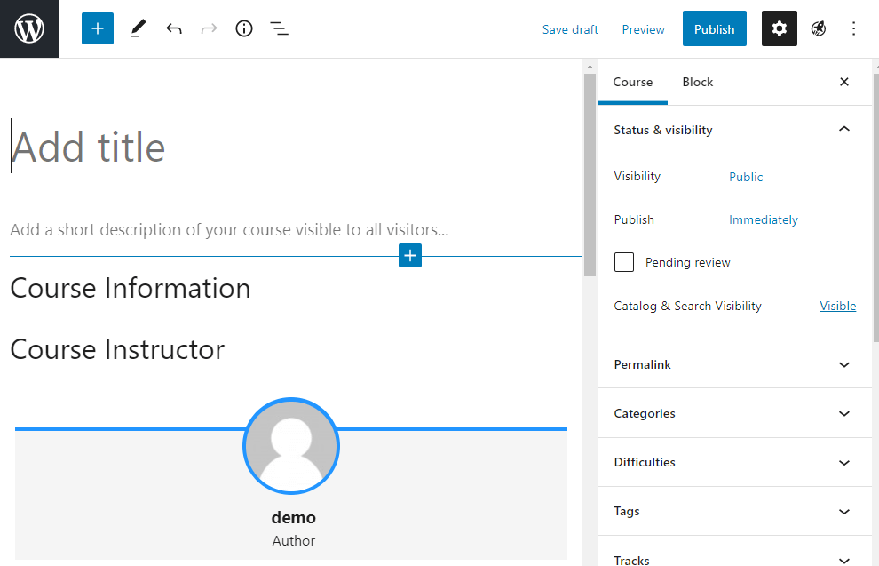 LifterLMS 與 LearnDash(2021 年):哪個是最好的? 7 LifterLMS course builder
