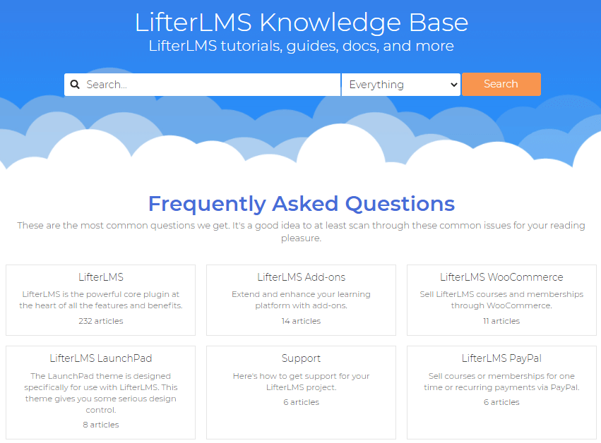 LifterLMS 與 LearnDash(2021 年):哪個是最好的? 13 LifterLMS documentation