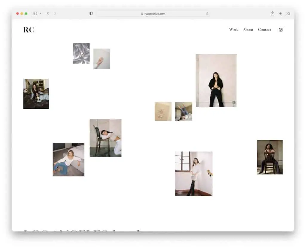Sito web del servizio ryucreative