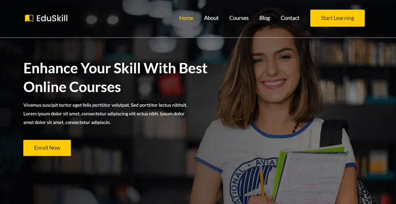 Demo motywu Zakra dla WordPress LMS Recenzja