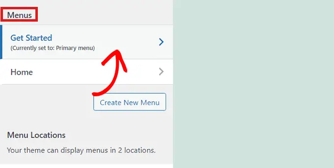 Pilih menu