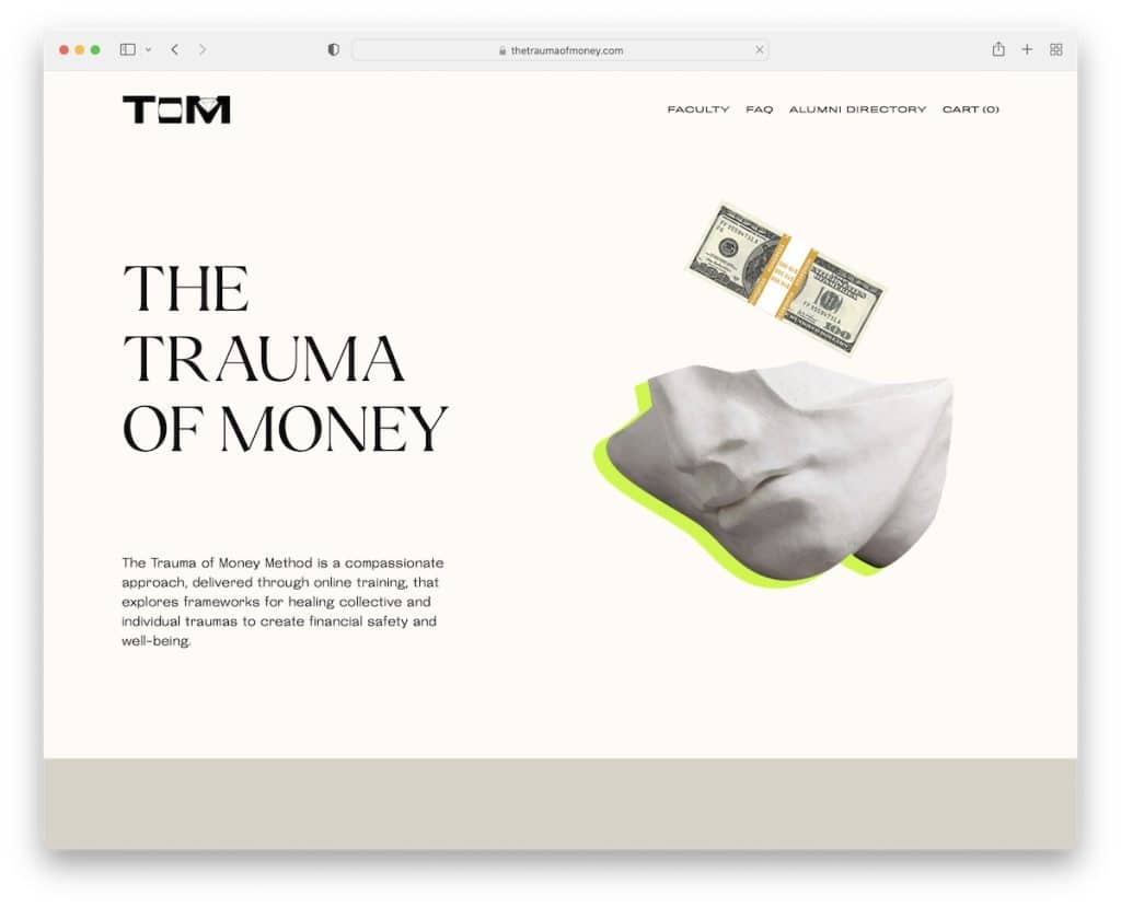 site-ul profesorului trauma banilor