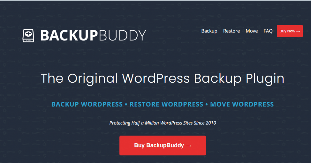 Las 6 mejores soluciones de respaldo en la nube para sitios de pequeñas empresas 4 BackupBuddy plugin