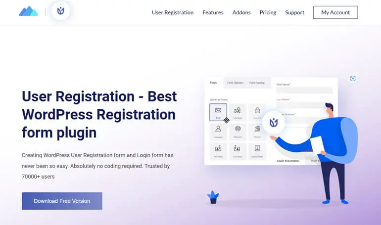 Plug-in WordPress per la registrazione degli utenti