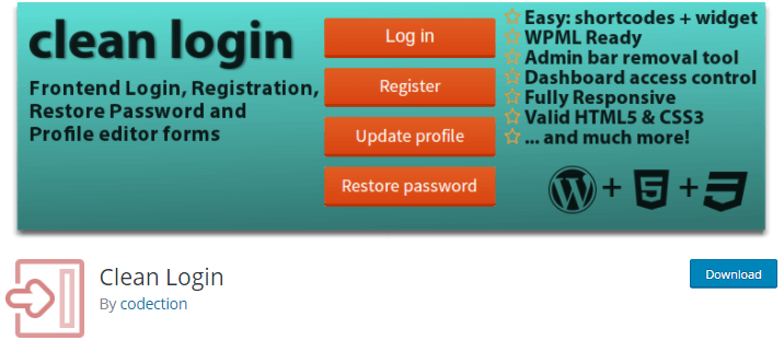 Clean Login