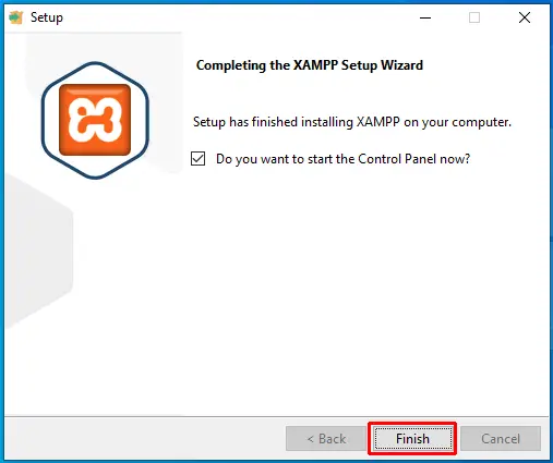 เสร็จสิ้นการตั้งค่า XAMPP