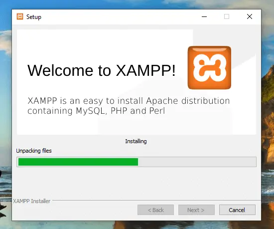 การติดตั้ง XAMPP
