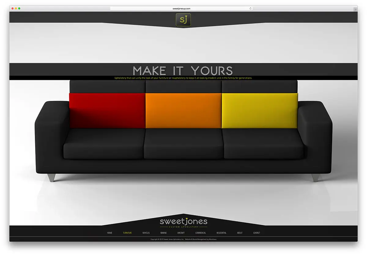sweetjonesup-creative-plein-écran-site-web-exemple-utilisant-wix