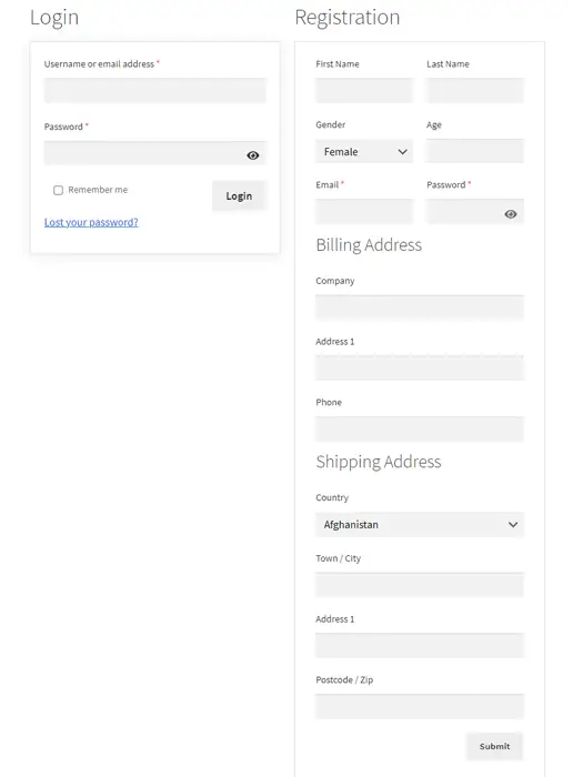 نموذج تسجيل WooCommerce مخصص كيفية إنشاء نموذج تسجيل مخصص في WordPress