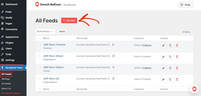 Como criar um feed personalizado do Facebook How to create a custom Facebook feed