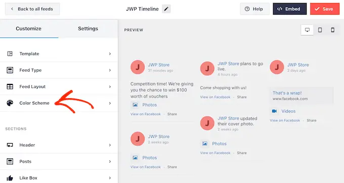 Alterar o esquema de cores no seu feed de status do Facebook Changing the color scheme in your Facebook status feed