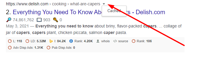 cached version from google search