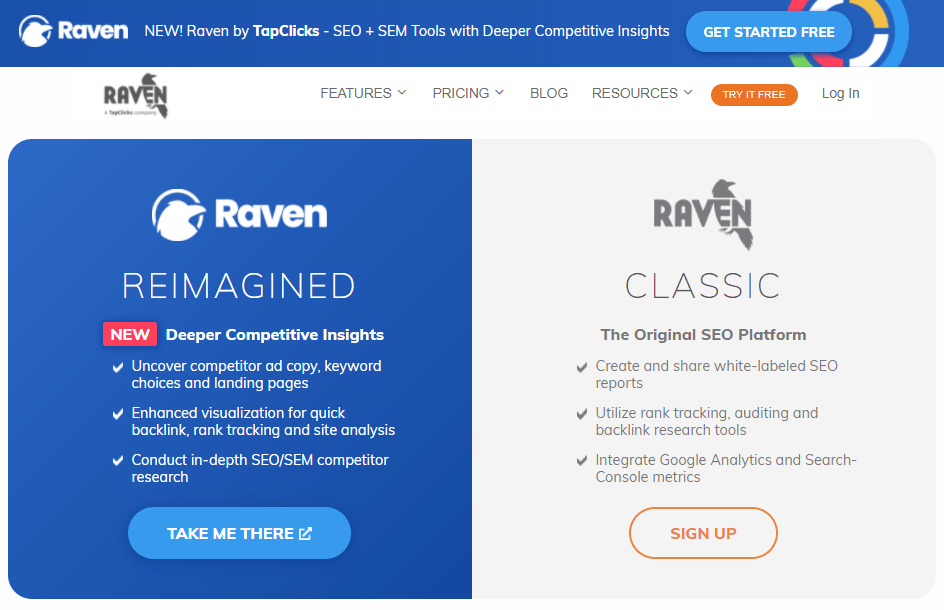 Raven SEO Tool 