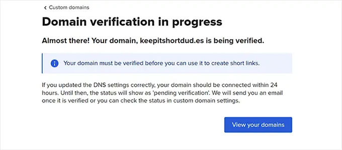 Weryfikacja domeny Domain verification