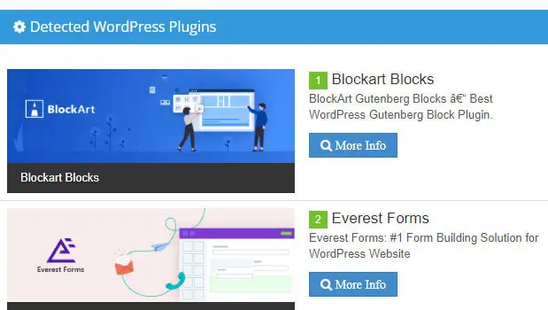 Algılanan Eklentiler WordPress Teması Nedir?
