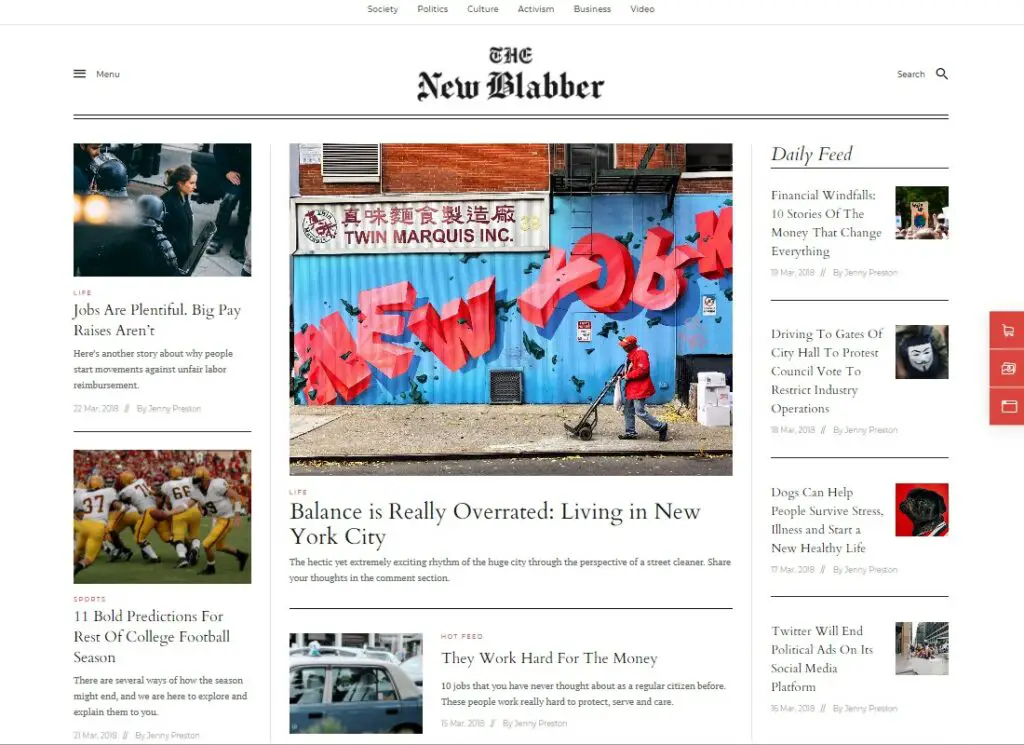 喋喋不休 |多合一 Elementor 博客和新聞雜誌 WordPress 主題 + RTL