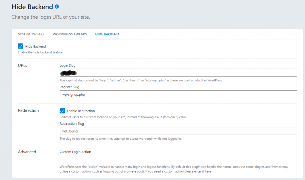 change login URL using iThemes