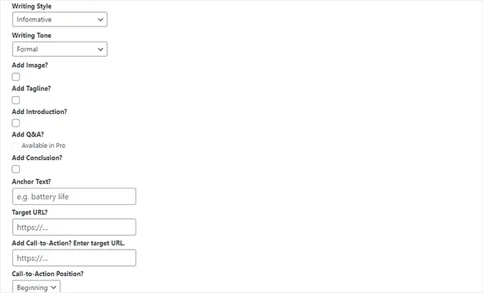 Ottimizza le impostazioni dei contenuti Fine tune content settings