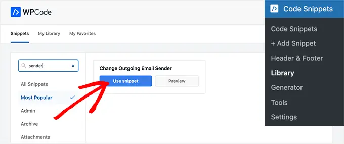 WPCode 使用代码段 WPCode Use Snippet