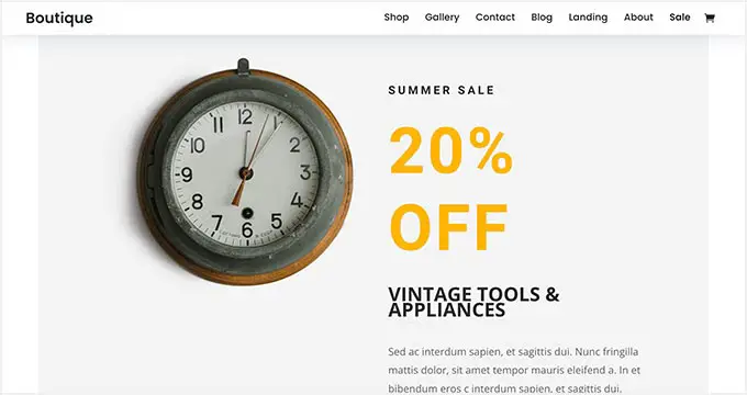 Divi WordPress tema de vendas Divi WordPress sales theme