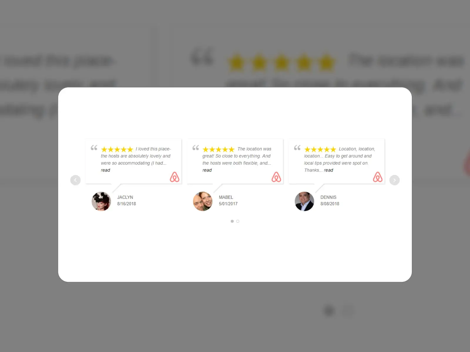 Airbnb 滑塊插件。