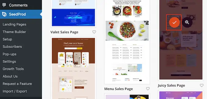 カスタム WordPress ホームページのテンプレートの選択 Choosing a template for your custom WordPress homepage