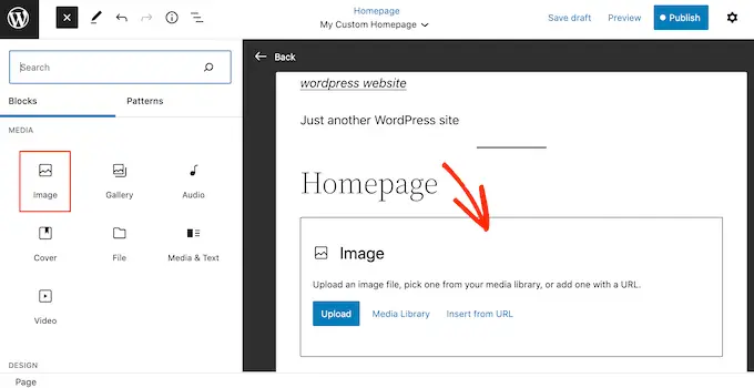 フルサイト エディターでカスタム ホームページをデザインする Designing a custom homepage in the full site editor
