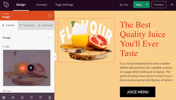 デザインに画像を追加する Adding images to your design