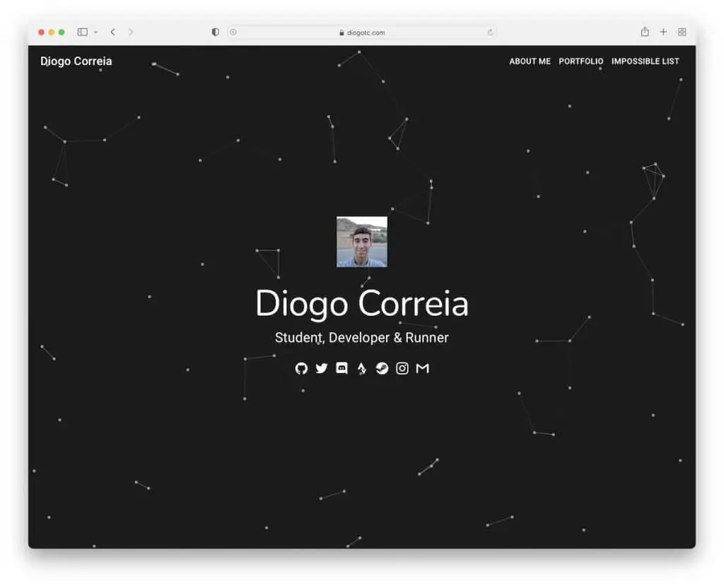 استئناف موقع diogo correia