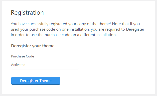 Bridge theme activation