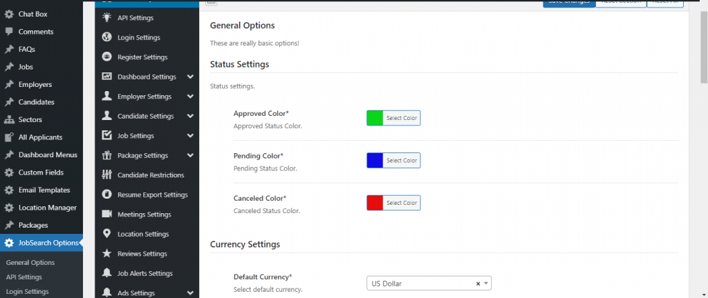 Careerfy user interface