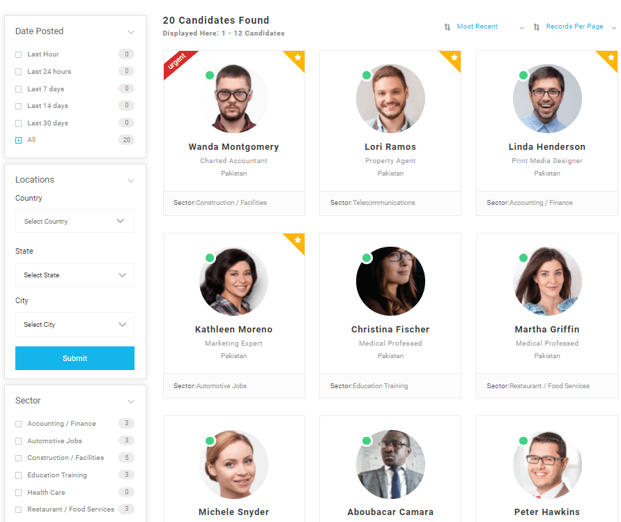Candidate And Employer Detailed Page