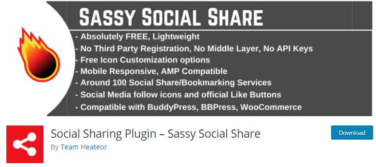 Sassy Social Share