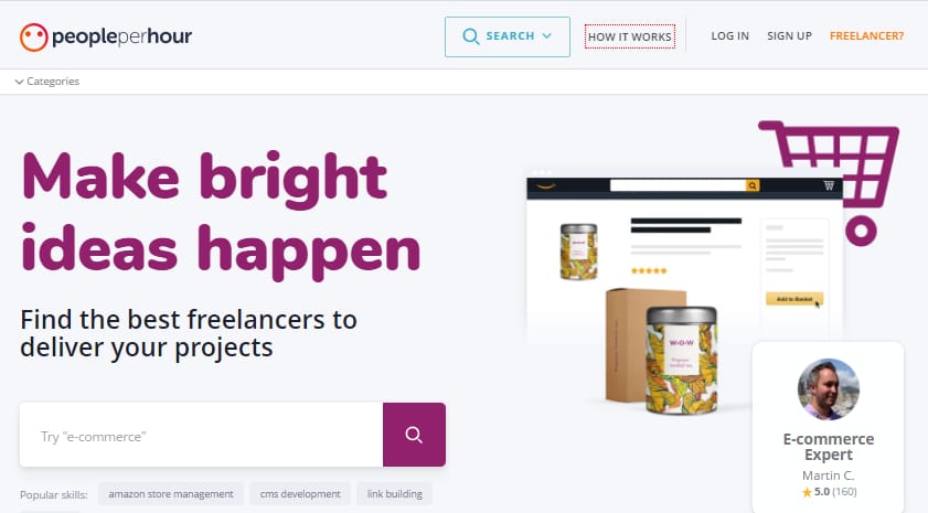 Hire freelancer on People Per Hour