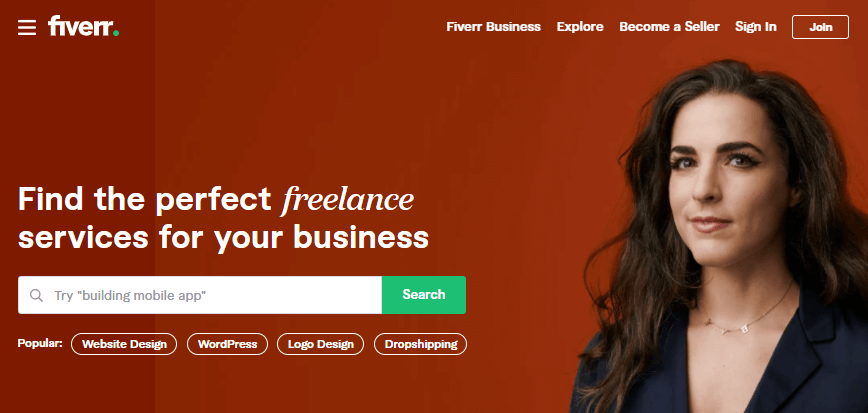 Hire WordPress SEO experts on Fiverr