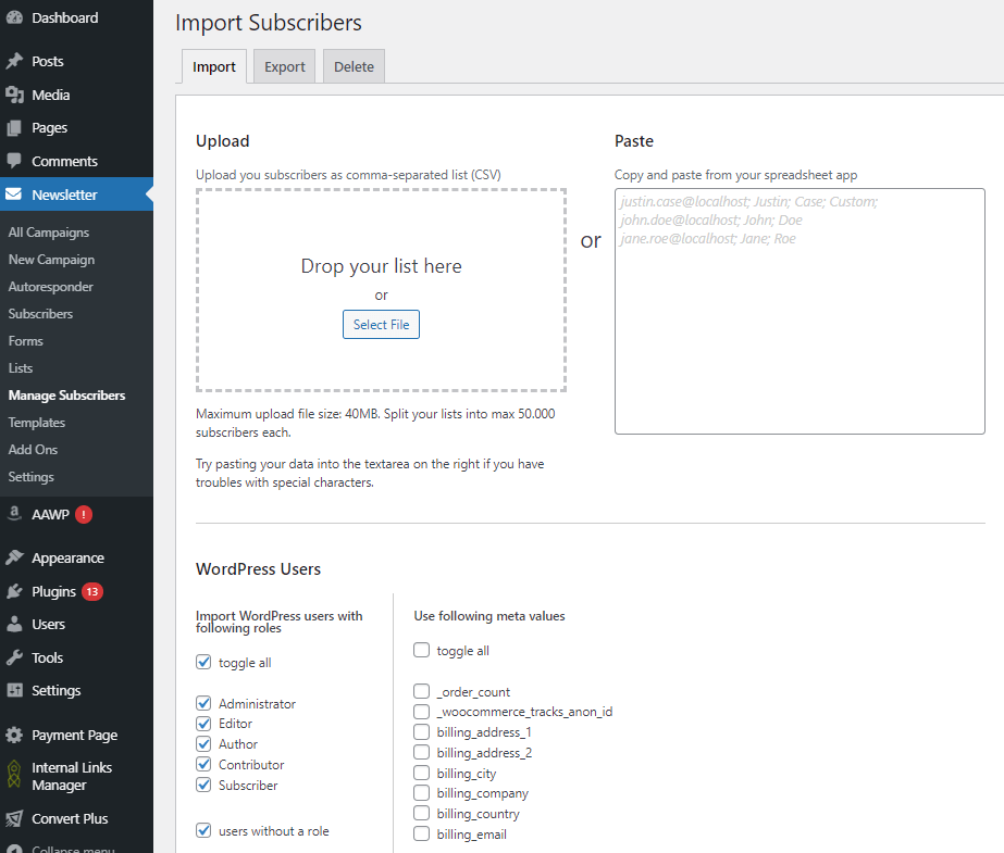 Обзор Mailster: новый способ отправки и автоматизации электронных писем для любых нужд 12 manage subscribers